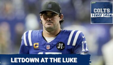 COLTS SQUAD SHOW: Indianapolis Colts Have Another LETDOWN in Loss to Houston Texans