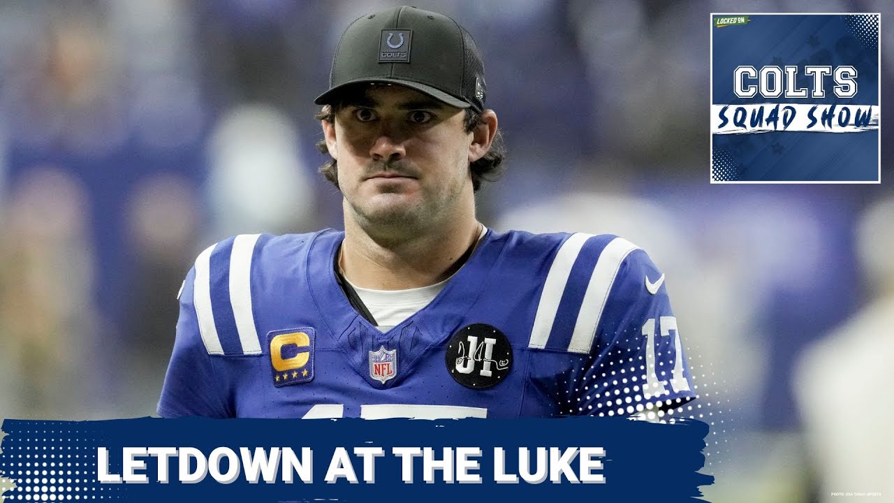 COLTS SQUAD SHOW: Indianapolis Colts Have Another LETDOWN in Loss to Houston Texans