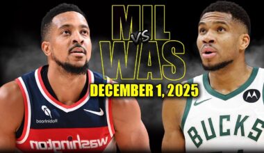 Milwaukee Bucks vs Washington Wizards Full Game Highlights - December 1, 2025 | NBA Season