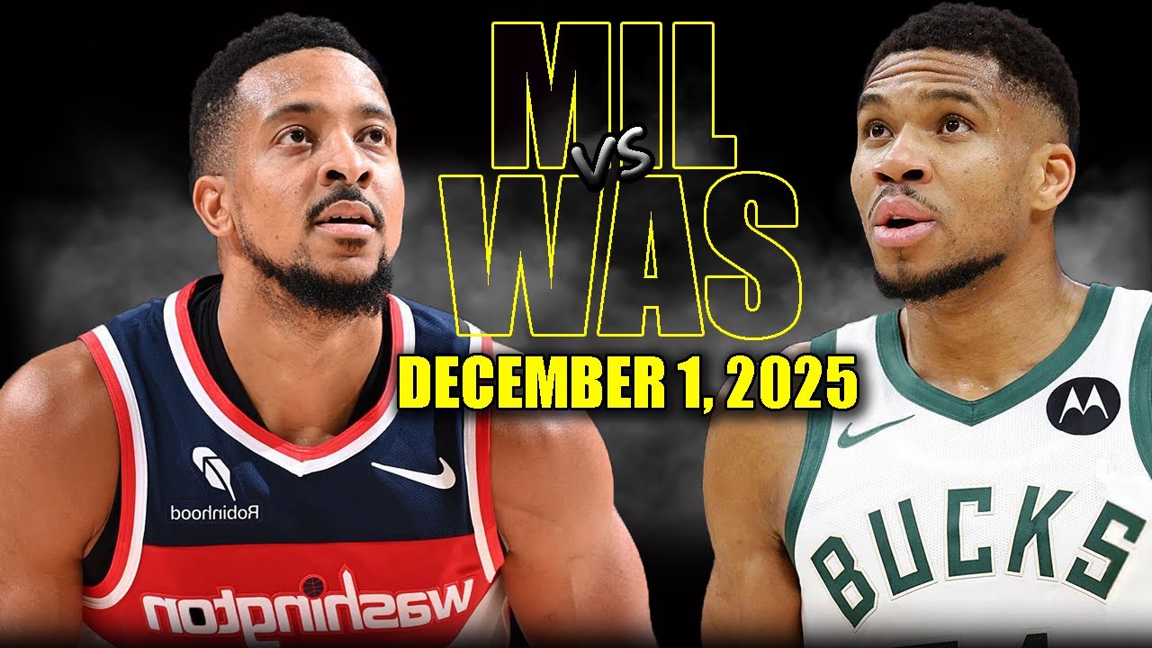 Milwaukee Bucks vs Washington Wizards Full Game Highlights - December 1, 2025 | NBA Season