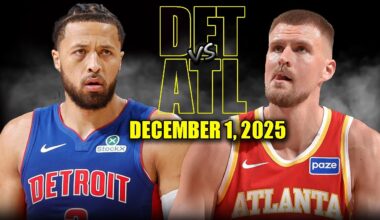 Detroit Pistons vs Atlanta Hawks Full Game Highlights - December 1, 2025 | NBA Season