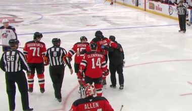 🔥Feisty🔥2nd Period Between Devils & Blue Jackets