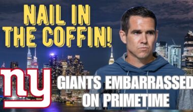 LIFELESS New York Giants Get Blown Out By New England Patriots! Joe Schoen is Done