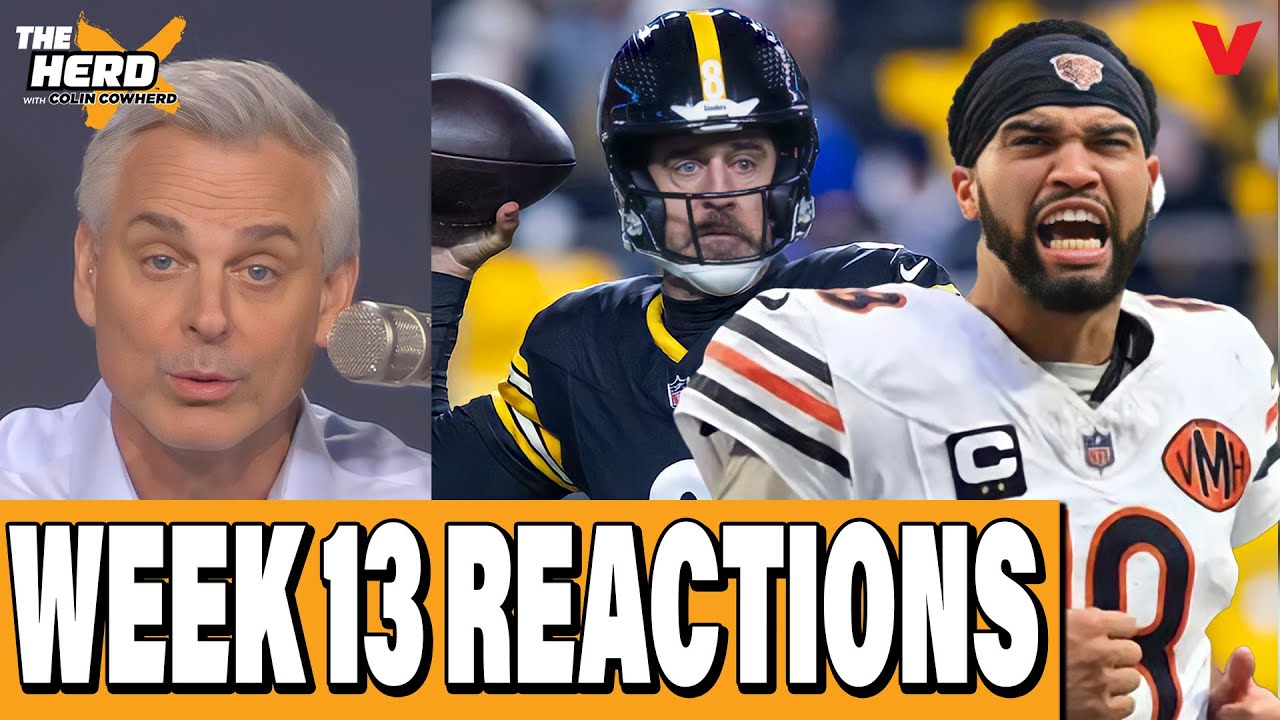 NFL Week 13 REACTION: Steelers struggle, Bears & Broncos on fire, Cowboys | Colin Cowherd: THE HERD