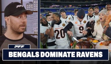 Cincinnati Bengals vs. Baltimore Ravens Review | PFF Grade Release Show
