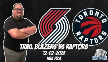 Portland Trail Blazers vs Toronto Raptors 12/2/25 NBA Free Picks & Prediction | NBA Betting Tips