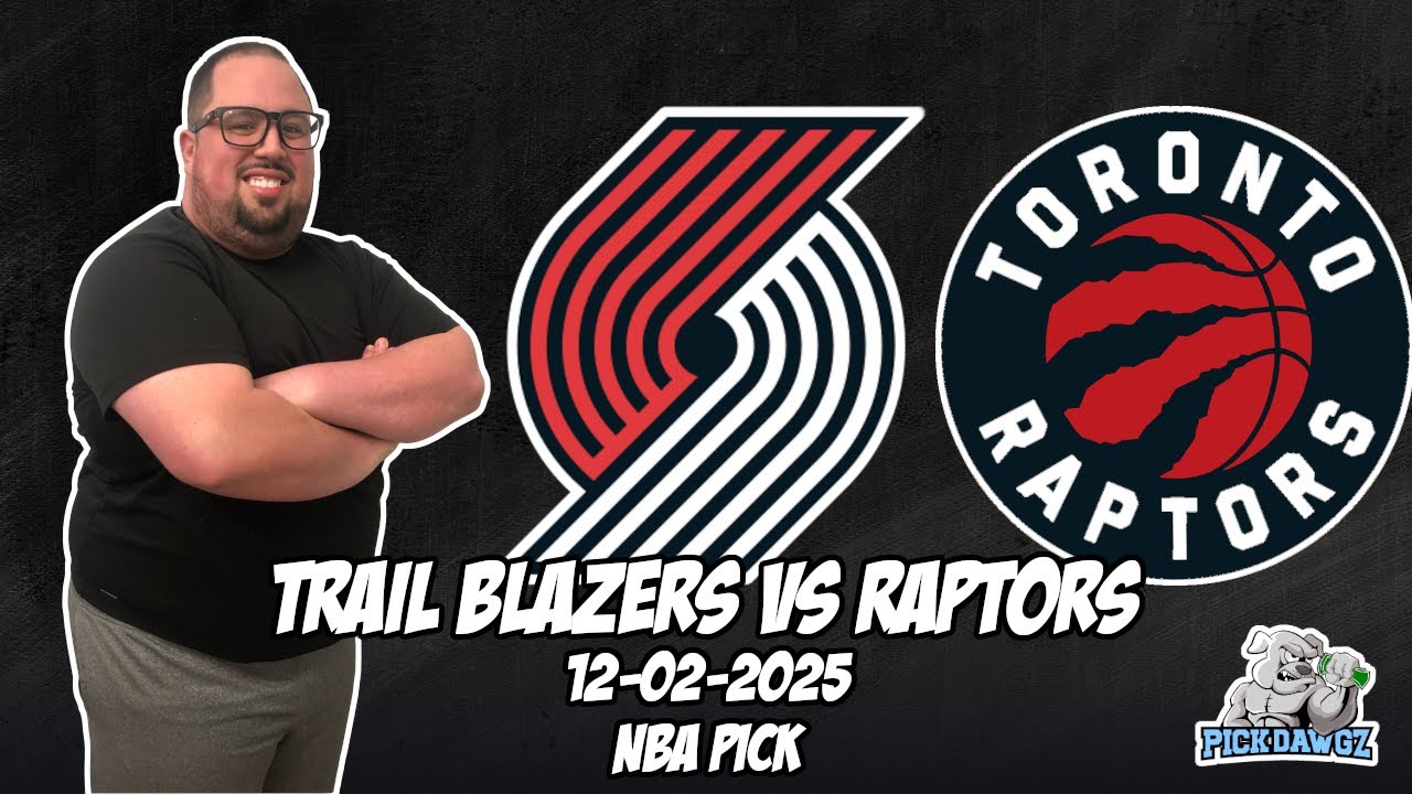 Portland Trail Blazers vs Toronto Raptors 12/2/25 NBA Free Picks & Prediction | NBA Betting Tips