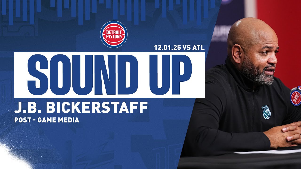 Post-Game Press Conference: J.B. Bickerstaff | Pistons vs. Hawks | 12.01.2025