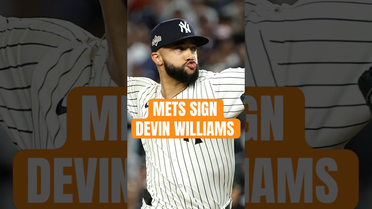 Devin Williams SIGNS with the New York Mets #shorts #mets #newyorkmets #yankees #mlb