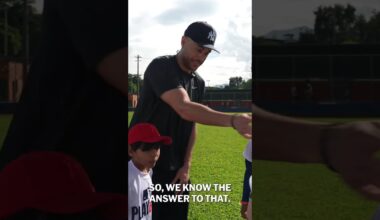 Giancarlo Stanton coaching in Colombia 🇨🇴