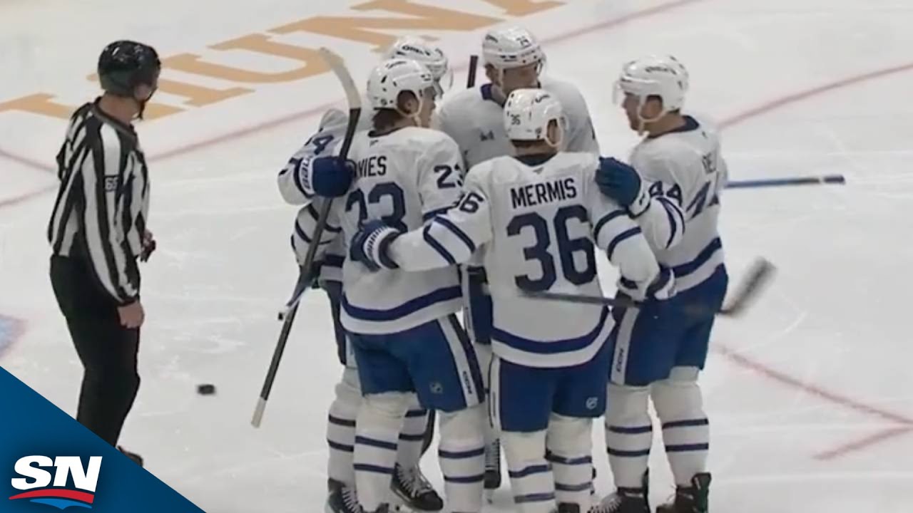 Maple Leafs' Auston Matthews dangles Alex Ovechkin And Sets Up Matthew Knies For Pretty Goal