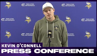 Kevin O'Connell on Offense's Disappointing Game, Adam Thielen, Defense's Performance, Injury Updates