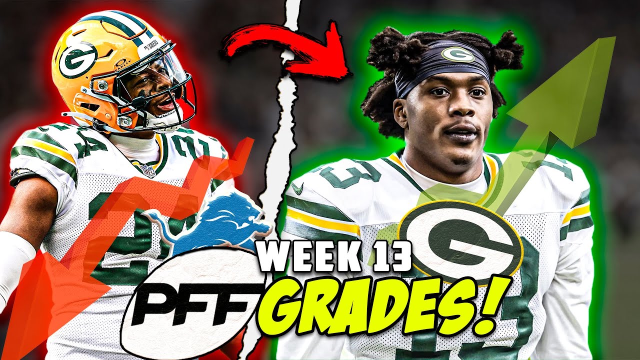 Reacting to Packers PFF Grades in WIN vs Lions!!!