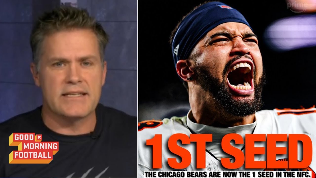GMFB | Kyle Brandt: Caleb Williams & the Bears become NFC's new No. 1 seed after Panthers upset Rams