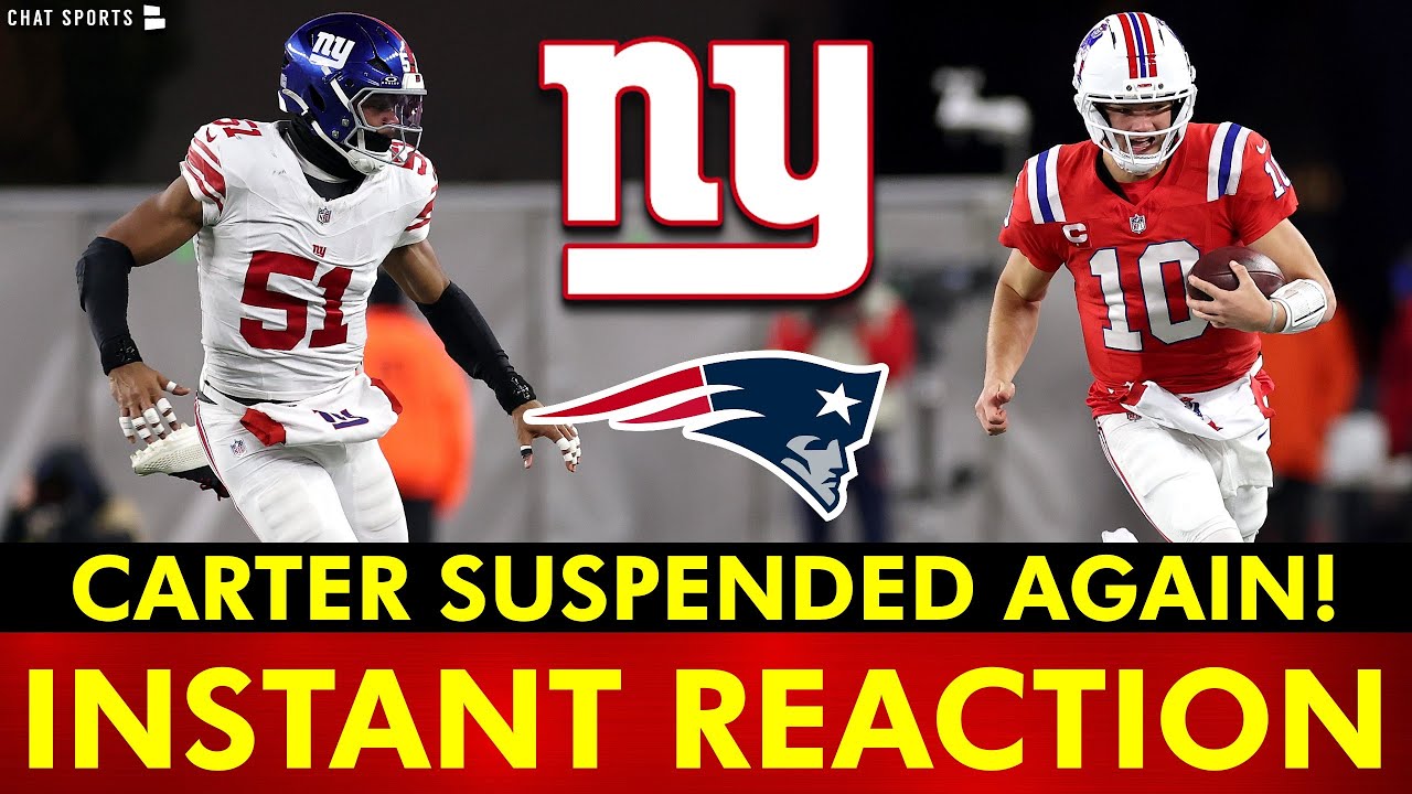 The NY Giants Have An Abdul Carter PROBLEM + Fire Joe Schoen | Giants vs. Patriots News