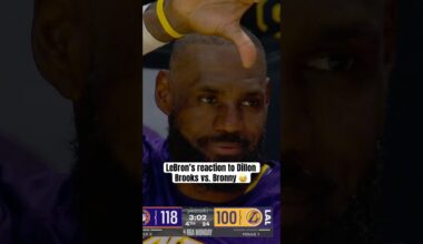 LeBron gave a thumbs down 😂👎