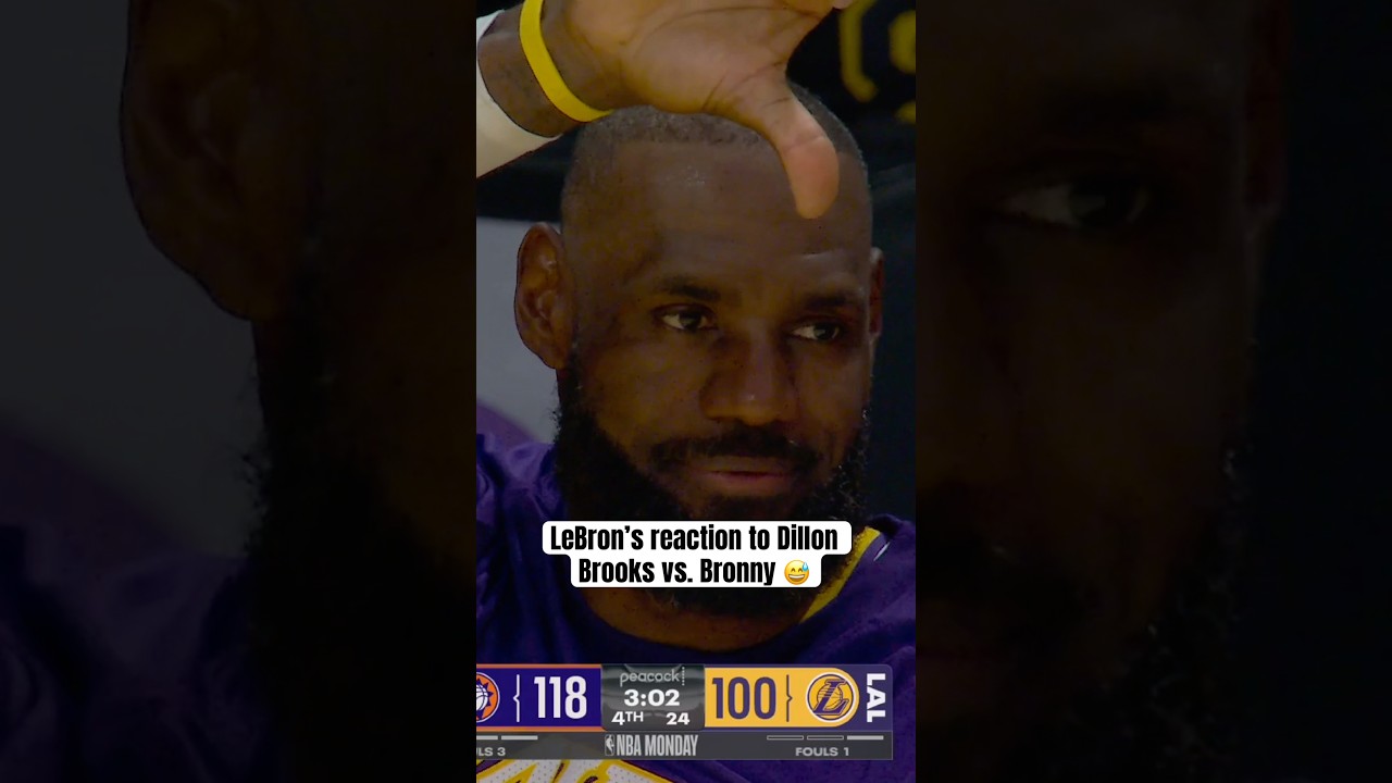 LeBron gave a thumbs down 😂👎