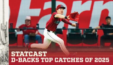 Statcast's D-backs Top Catches of 2025 | Arizona Diamondbacks