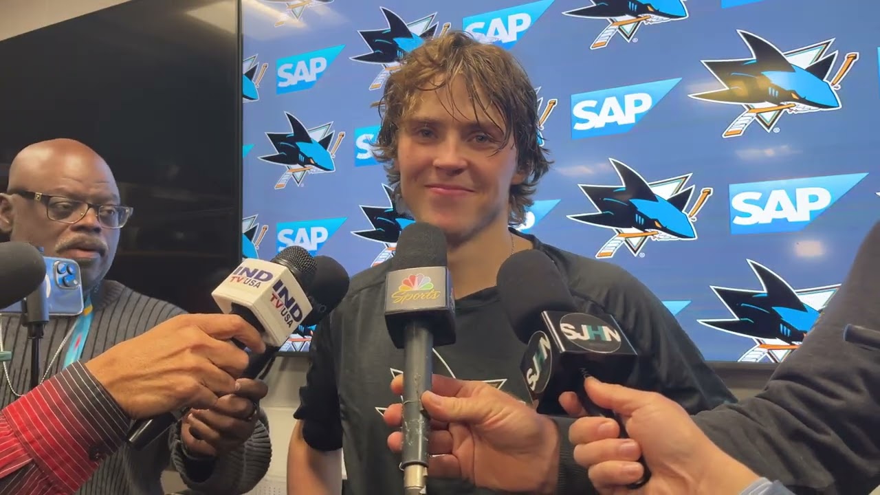 Smith Talks SportsCenter-Worthy Goal | Sharks vs. Mammoth Post-Game (12.1.25)