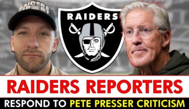 Raiders Reporters Respond To Pete Carroll Presser Criticism | Raiders News Today