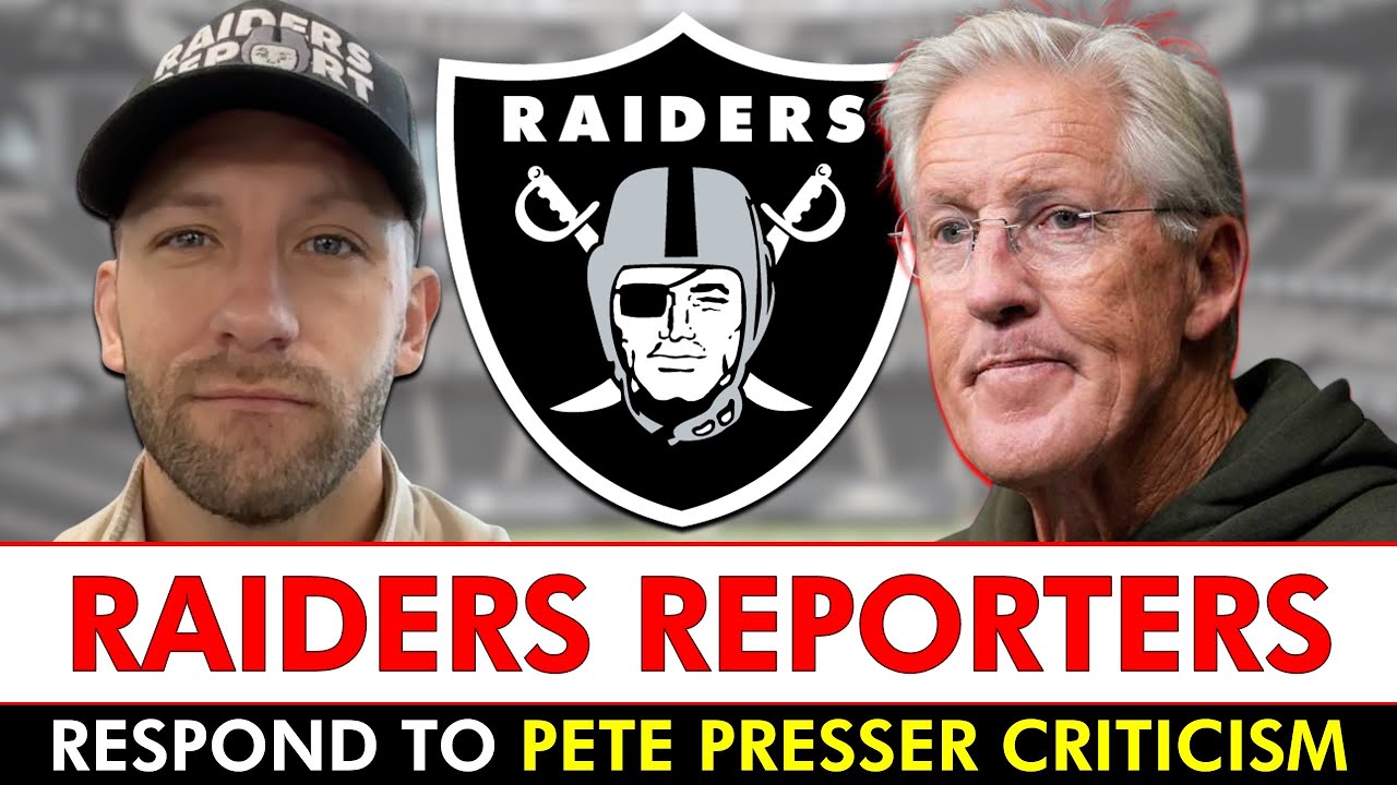 Raiders Reporters Respond To Pete Carroll Presser Criticism | Raiders News Today