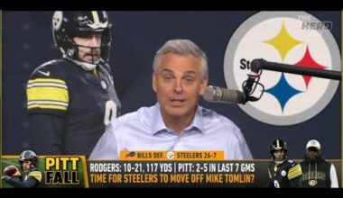 THE HERD | Colin Cowherd REACTS, Pittsburgh Steelers Chant FIRE MIKE TOMLIN | NFL