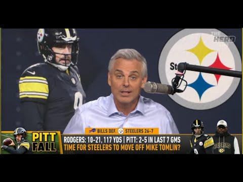 THE HERD | Colin Cowherd REACTS, Pittsburgh Steelers Chant FIRE MIKE TOMLIN | NFL