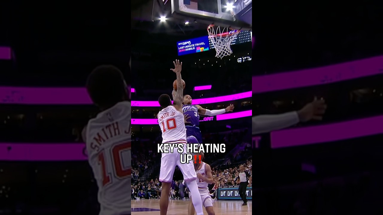 SHEESH, KEY 🔑 #NBA #UtahJazz #Shorts #KeyonteGeorge