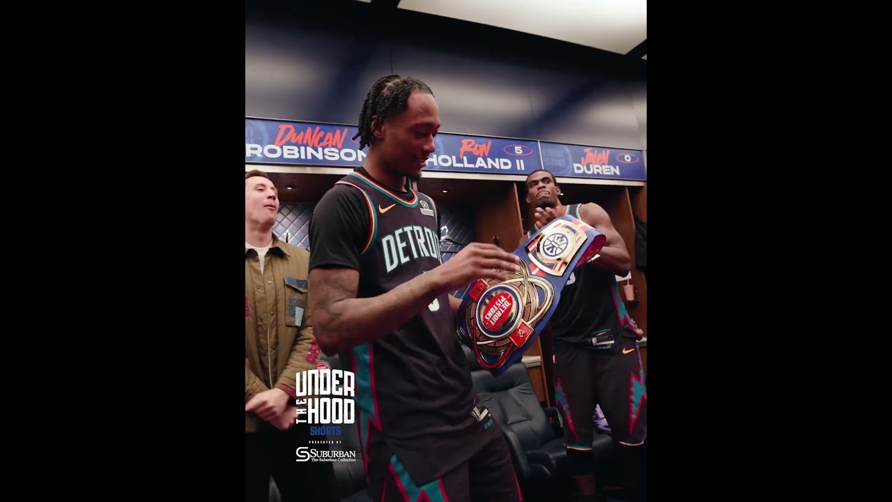 Ron Holland Was Electric Off the Bench...Earning the Belt #nba #pistons #detroitpistons