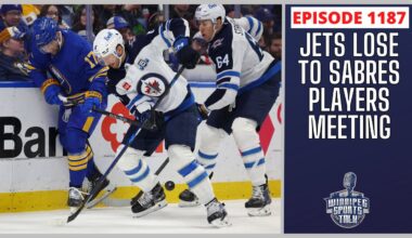 Winnipeg Jets lose to Buffalo Sabres, hold players only meeting