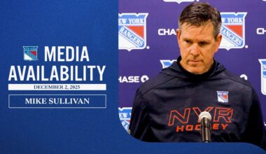 NYR vs DAL: Mike Sullivan Pregame Media Availability | Dec. 2, 2025