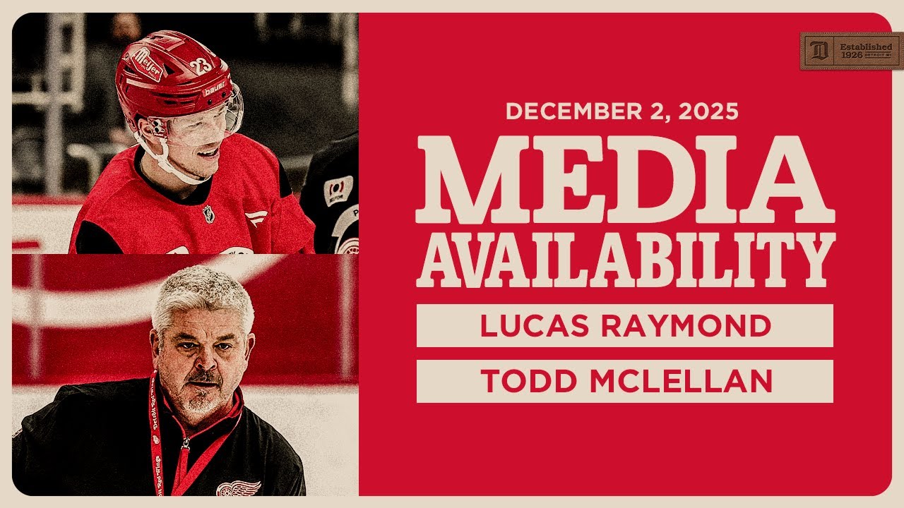 Lucas Raymond, Todd McLellan Morning Skate Media | Dec. 2, 2025