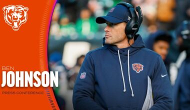 Ben Johnson talks Caleb Williams, Packers defense | Press Conference