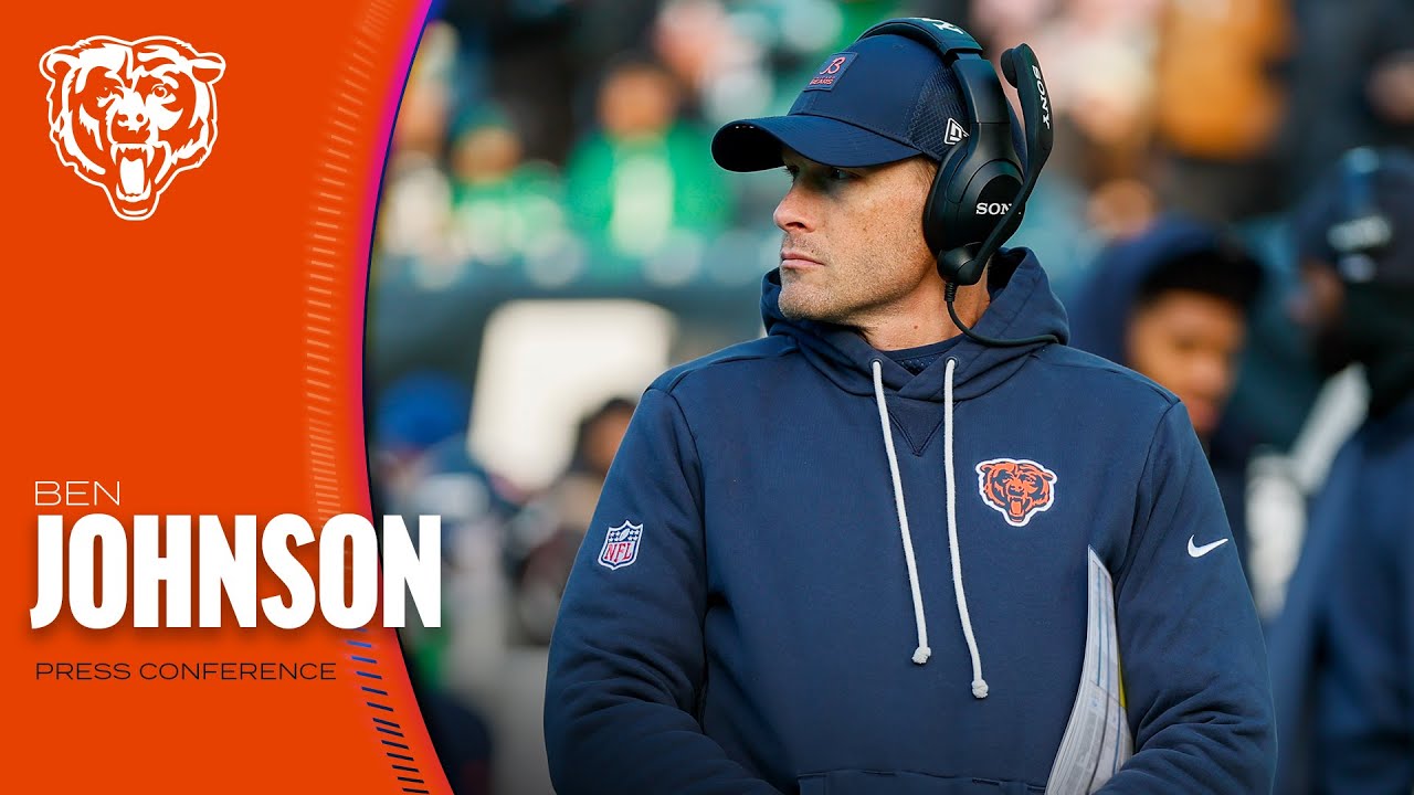 Ben Johnson talks Caleb Williams, Packers defense | Press Conference