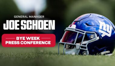LIVE: GM Joe Schoen's Bye Week Press Conference | New York Giants