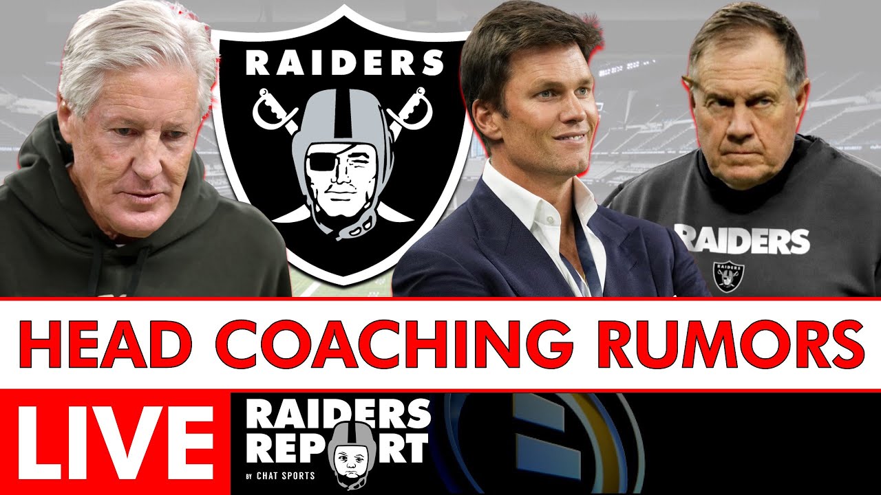 Raiders Head Coaching Rumors Since Pete Carroll Is On The HOT Seat | Raiders News Live