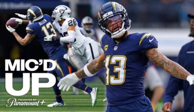 Mic'd Up: Keenan Allen Vs Raiders "We Both Uncs" | LA Chargers