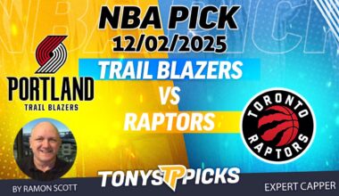 Trail Blazers vs. Raptors NBA Betting Odds & Picks, 12/2/25 | Night Moves Show