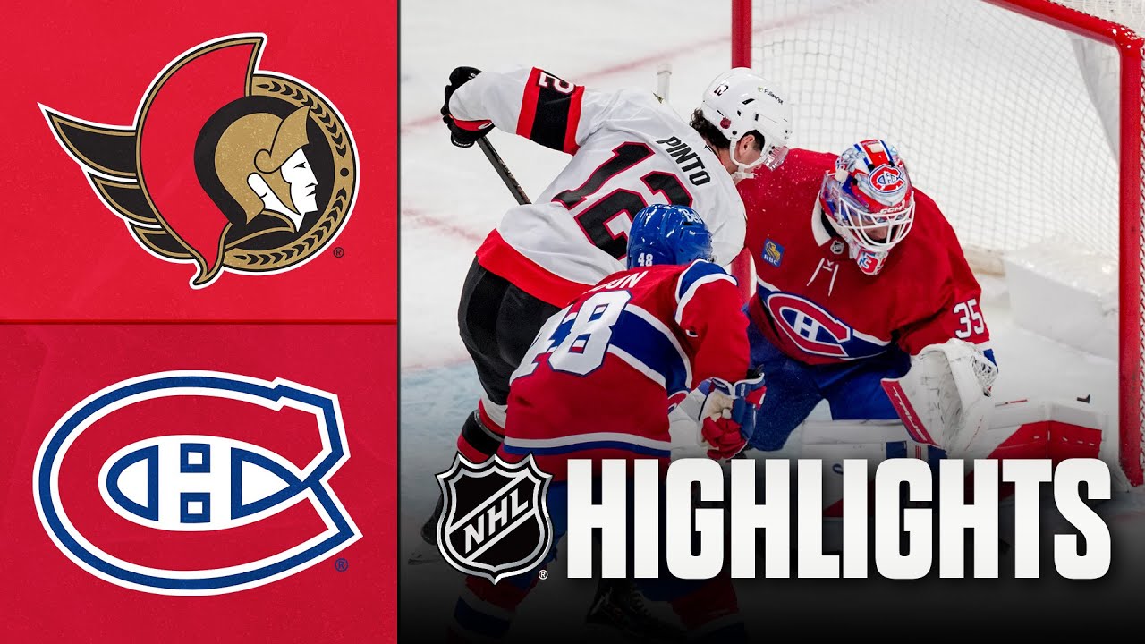 Senators vs. Canadiens | NHL Highlights | December 02, 2025