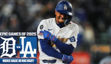 FULL GAME: Mookie Betts calls game with walk-off homer in Ring Ceremony Night! (Tigers vs. Dodgers)