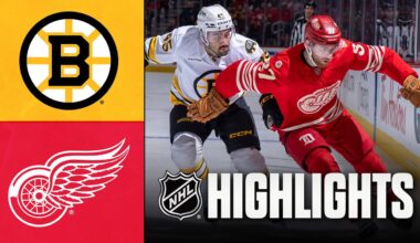 Bruins vs. Red Wings | NHL Highlights | December 02, 2025