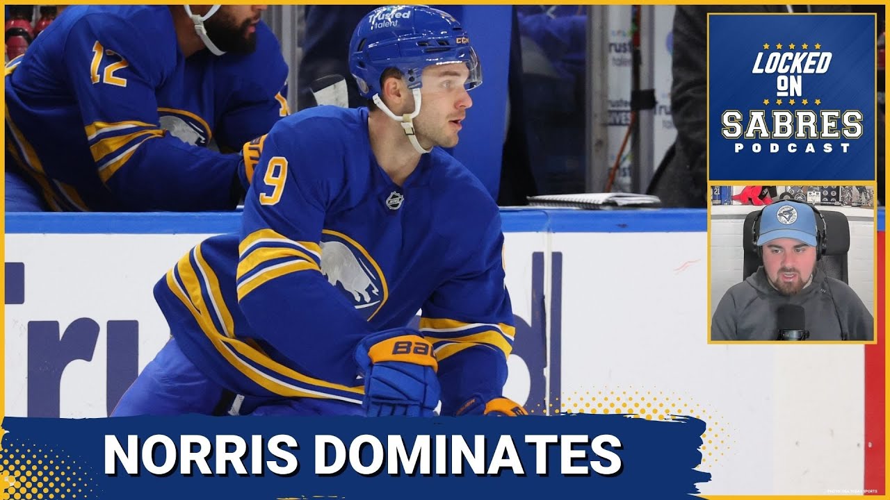 Josh Norris dominates in return to the Buffalo Sabres lineup against the Winnipeg Jets