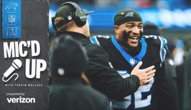 Trevin Wallace Mic’d Up for Week 13 Win vs LA Rams | Carolina Panthers