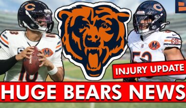 🚨Chicago Bears Fans Get HUGE TJ Edwards Injury Update + More Bears News
