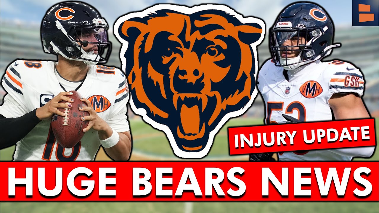 🚨Chicago Bears Fans Get HUGE TJ Edwards Injury Update + More Bears News