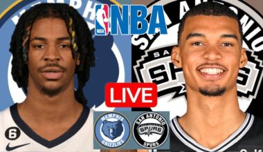 LIVE: MEMPHIS GRIZZLIES vs SAN ANTONIO SPURS | NBA | PLAY BY PLAY | SCOREBOARD