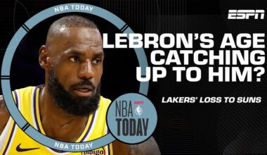 LeBron SHOWING HIS AGE⁉️ REACTION to Lakers' double-digit loss to the Suns | NBA Today