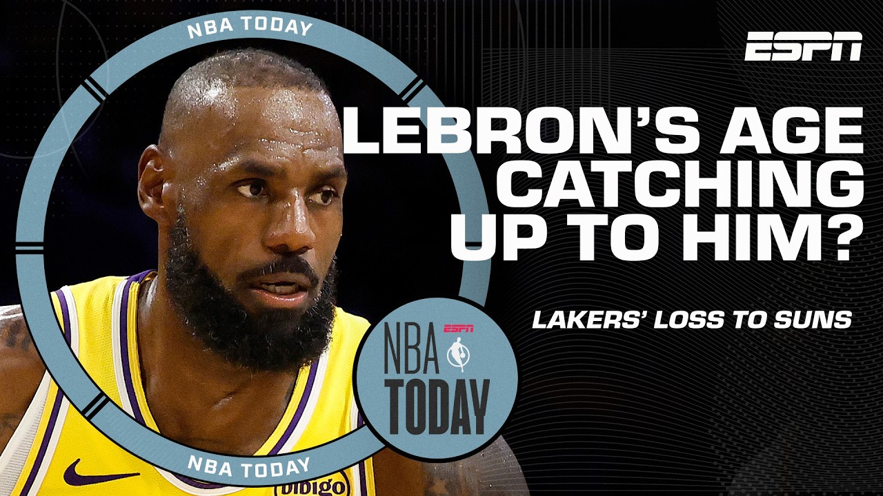 LeBron SHOWING HIS AGE⁉️ REACTION to Lakers' double-digit loss to the Suns | NBA Today