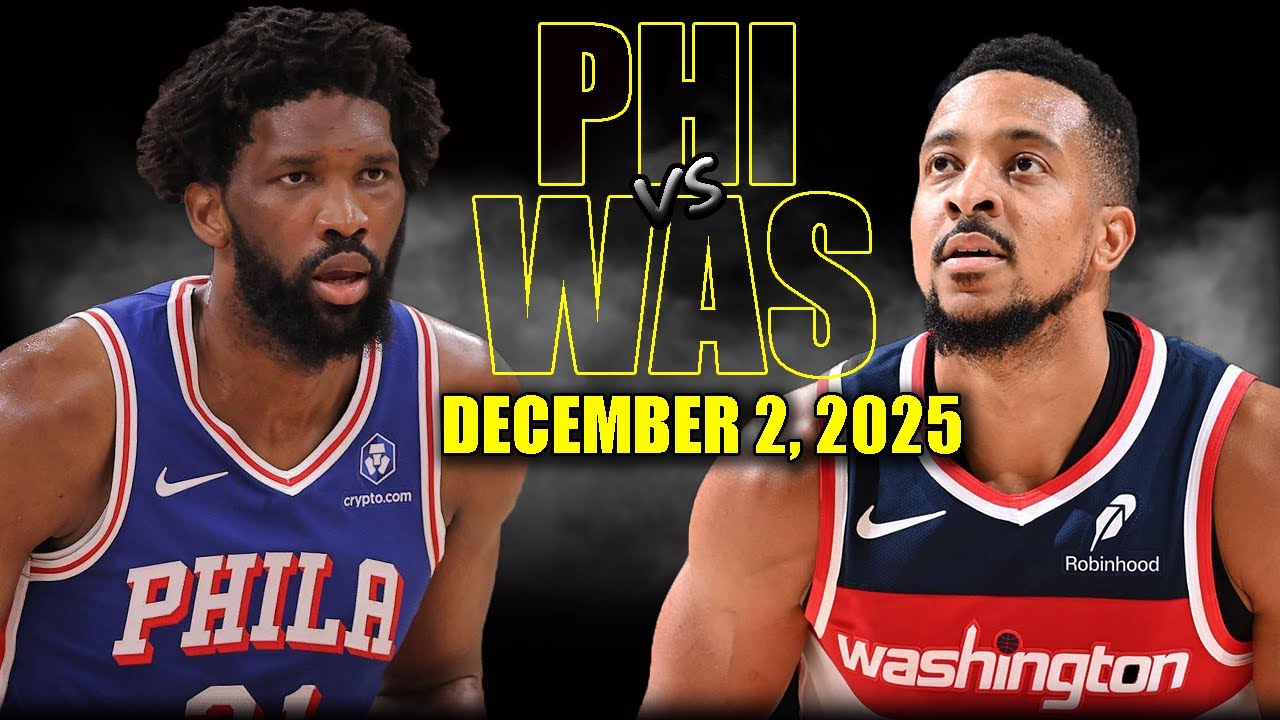 Philadelphia 76ers vs Washington Wizards Full Game Highlights - December 2, 2025 | NBA Season