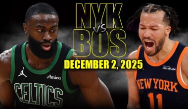 New York Knicks vs Boston Celtics Full Game Highlights - December 2, 2025 | NBA Season